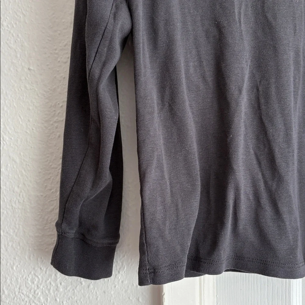 Zara kids size 10 black cotton turtleneck long sleeve shirt